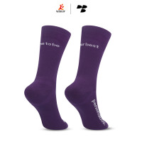 Personal Best Run - Performance Crew Sock - Violet
